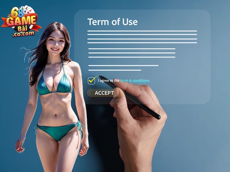 đồng ý điều khoản sử dụng 68 game bài